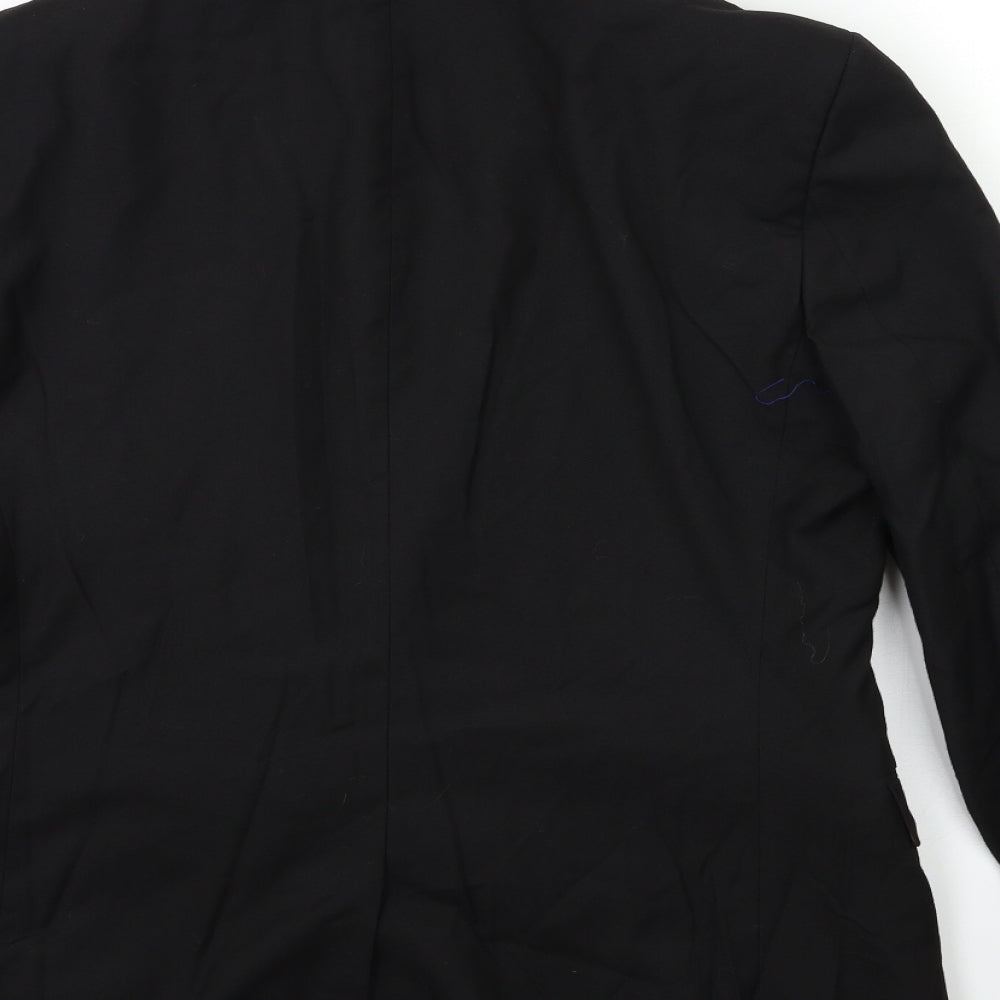 Topman Mens Black   Jacket Suit Jacket Size 40