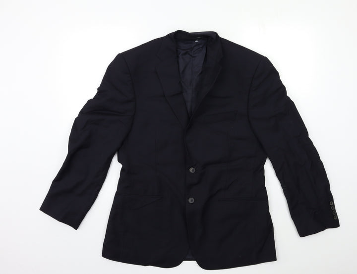 Marks and Spencer Mens Blue   Jacket Suit Jacket Size 38