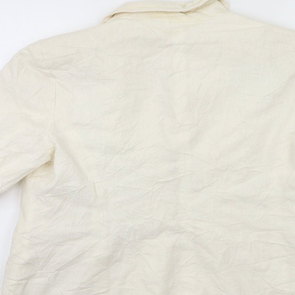 Bonmarché Womens White   Jacket Suit Jacket Size 16