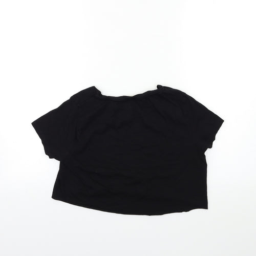F&F Womens Black   Basic T-Shirt Size 8