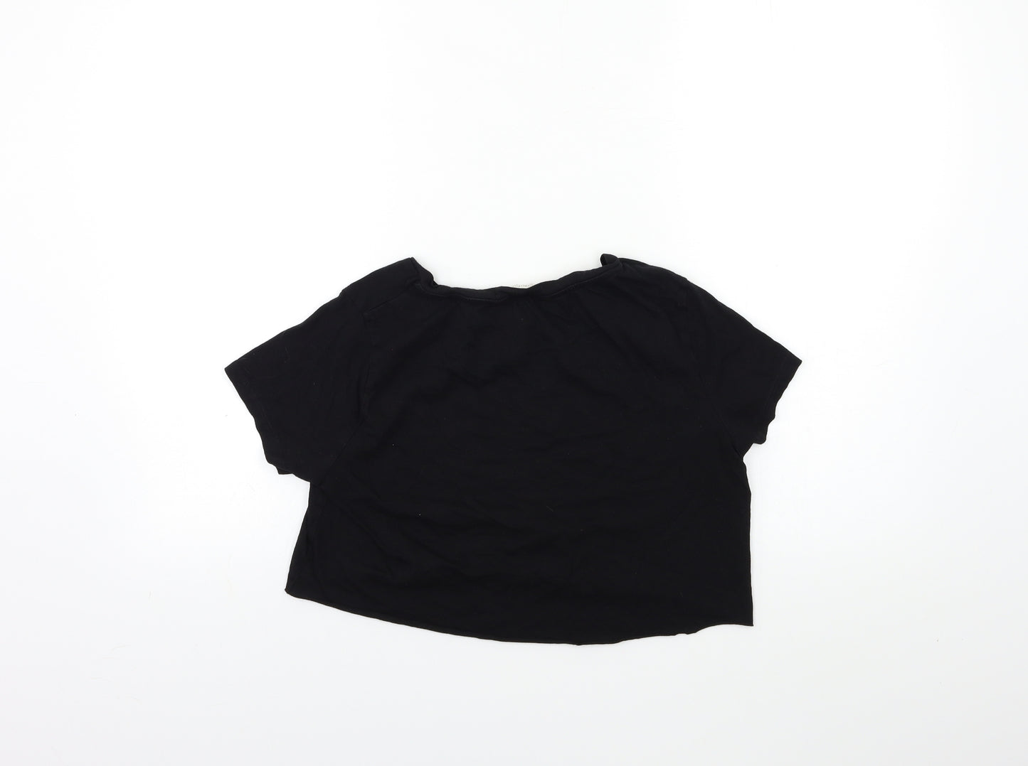 F&F Womens Black   Basic T-Shirt Size 8