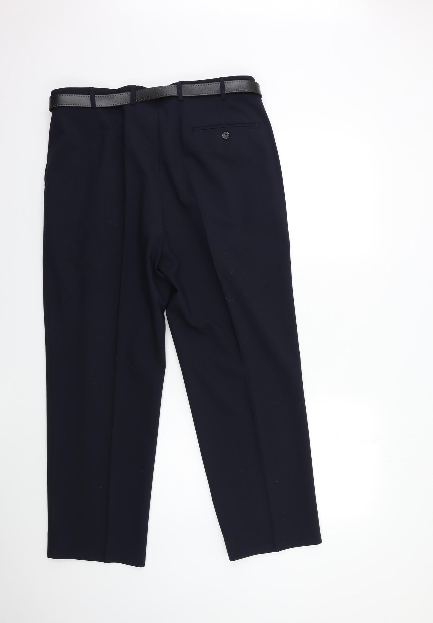 Marks and Spencer Mens Blue   Trousers  Size 36 in L29 in