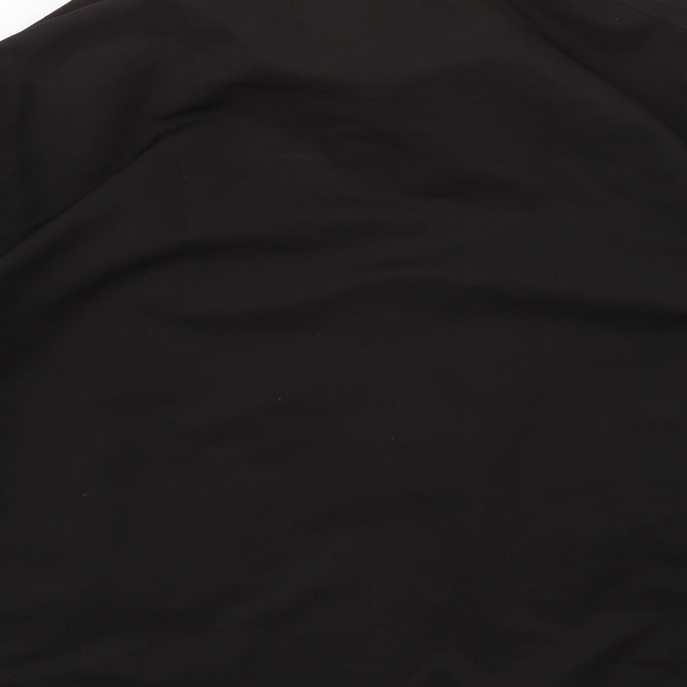 F&F Mens Black   Overcoat Coat Size L