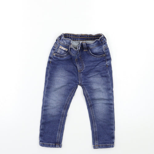 George Baby Blue  Denim Snow Pants Jeans Size 12 Months