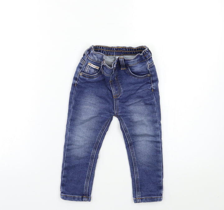 George Baby Blue  Denim Snow Pants Jeans Size 12 Months