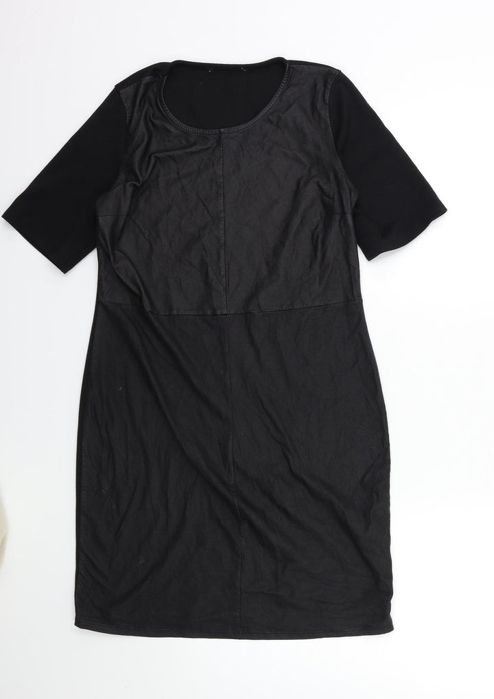 Atmosphere Womens Black T-Shirt Dress Size 8