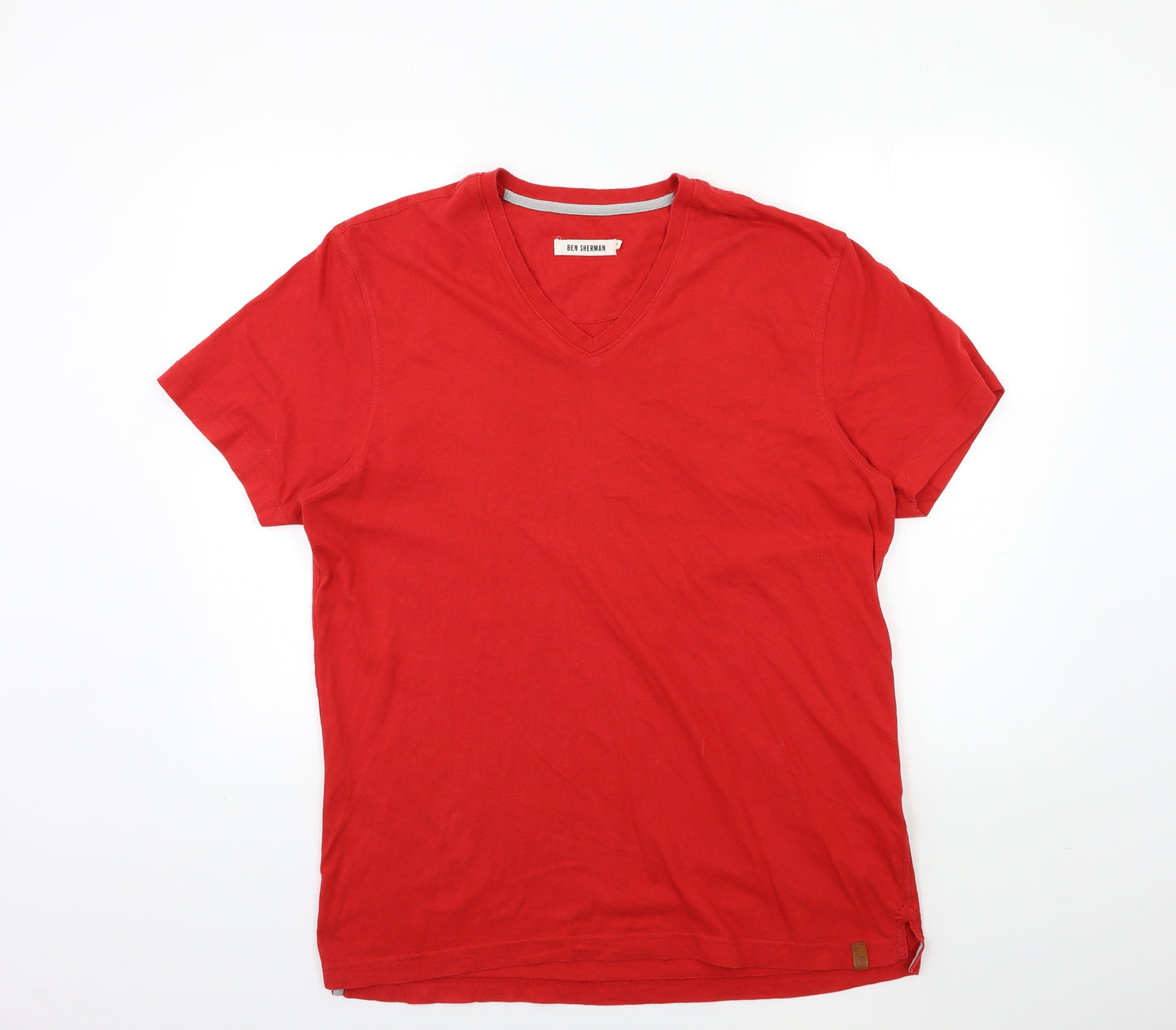 Ben Sherman Mens Red    T-Shirt Size XL
