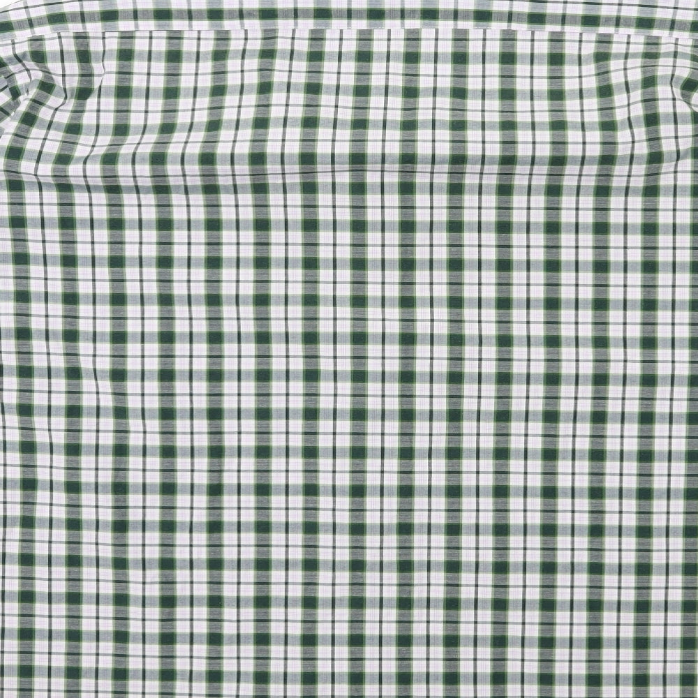 Carabou Mens Green Check   Button-Up Size 2XL