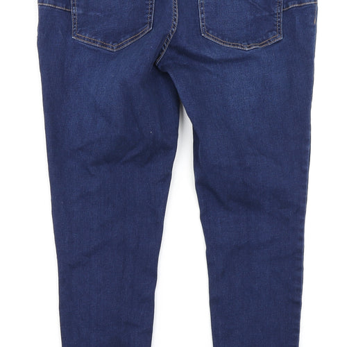New Look Womens Blue  Denim Jegging Jeans Size 14 L25 in