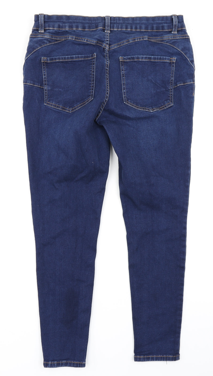 New Look Womens Blue  Denim Jegging Jeans Size 14 L25 in