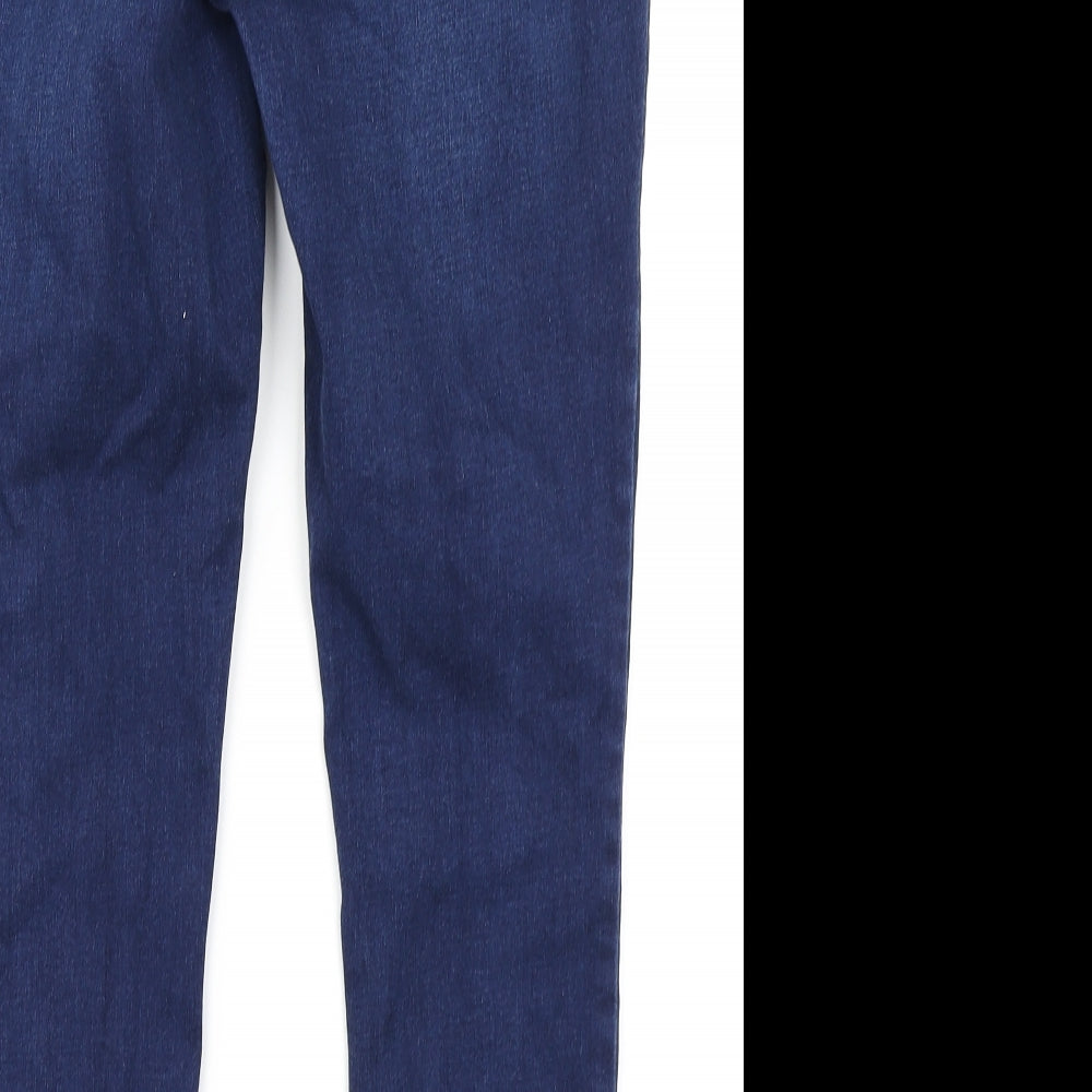 New Look Womens Blue  Denim Jegging Jeans Size 14 L25 in
