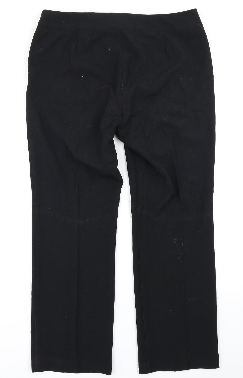 M&S Womens Black   Trousers  Size 14 L26 in