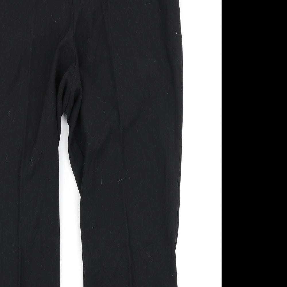 M&S Womens Black   Trousers  Size 14 L26 in