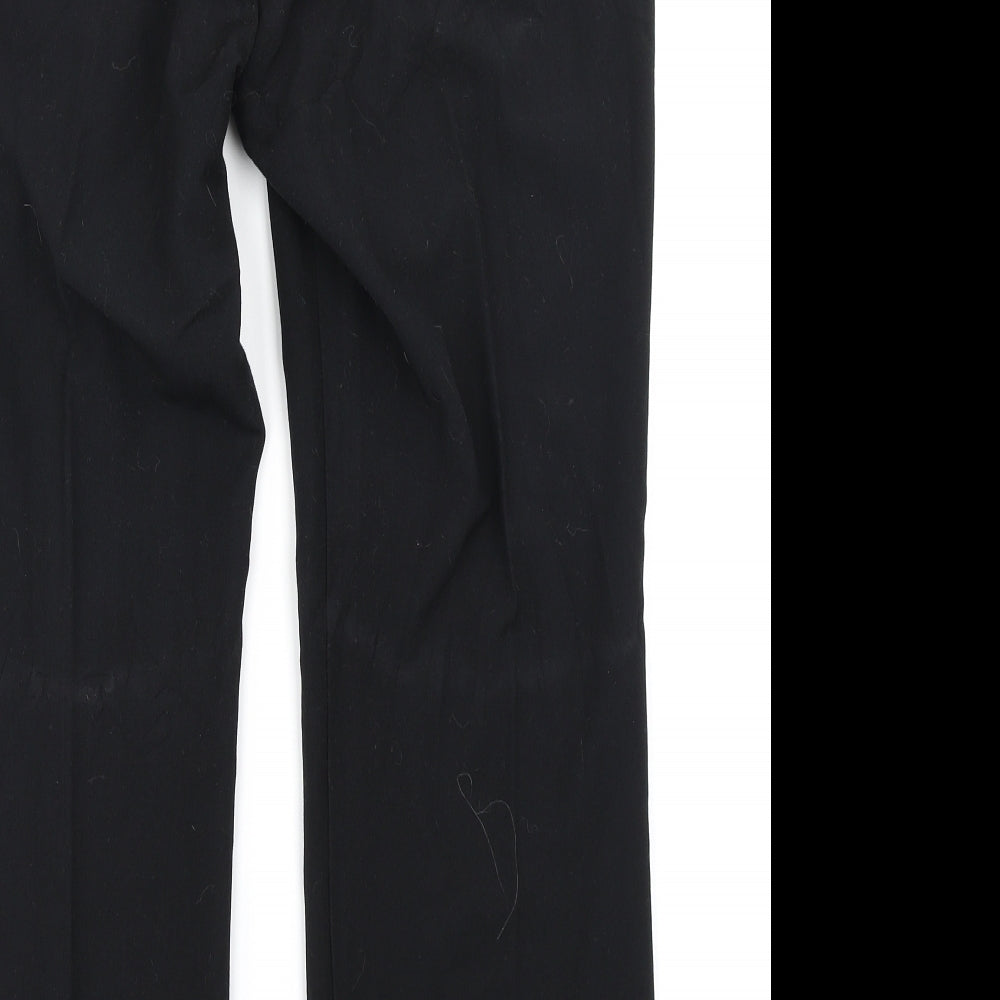 M&S Womens Black   Trousers  Size 14 L26 in