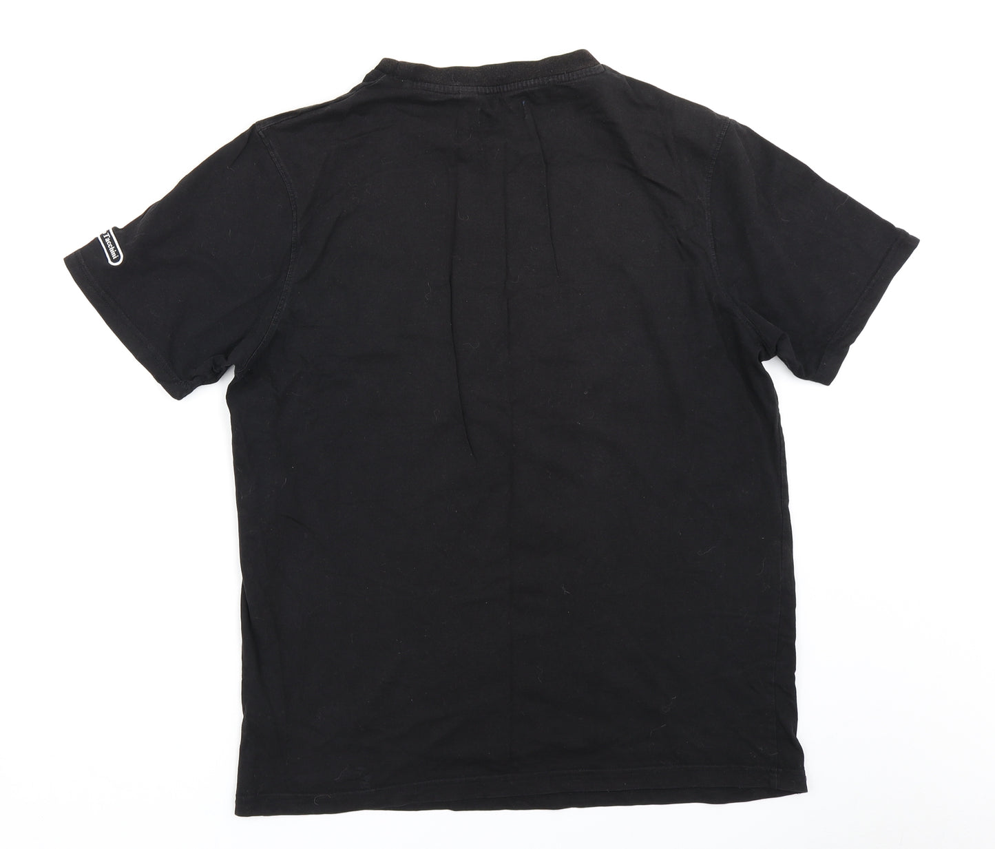 Sergio Tacchini Mens Black    T-Shirt Size L