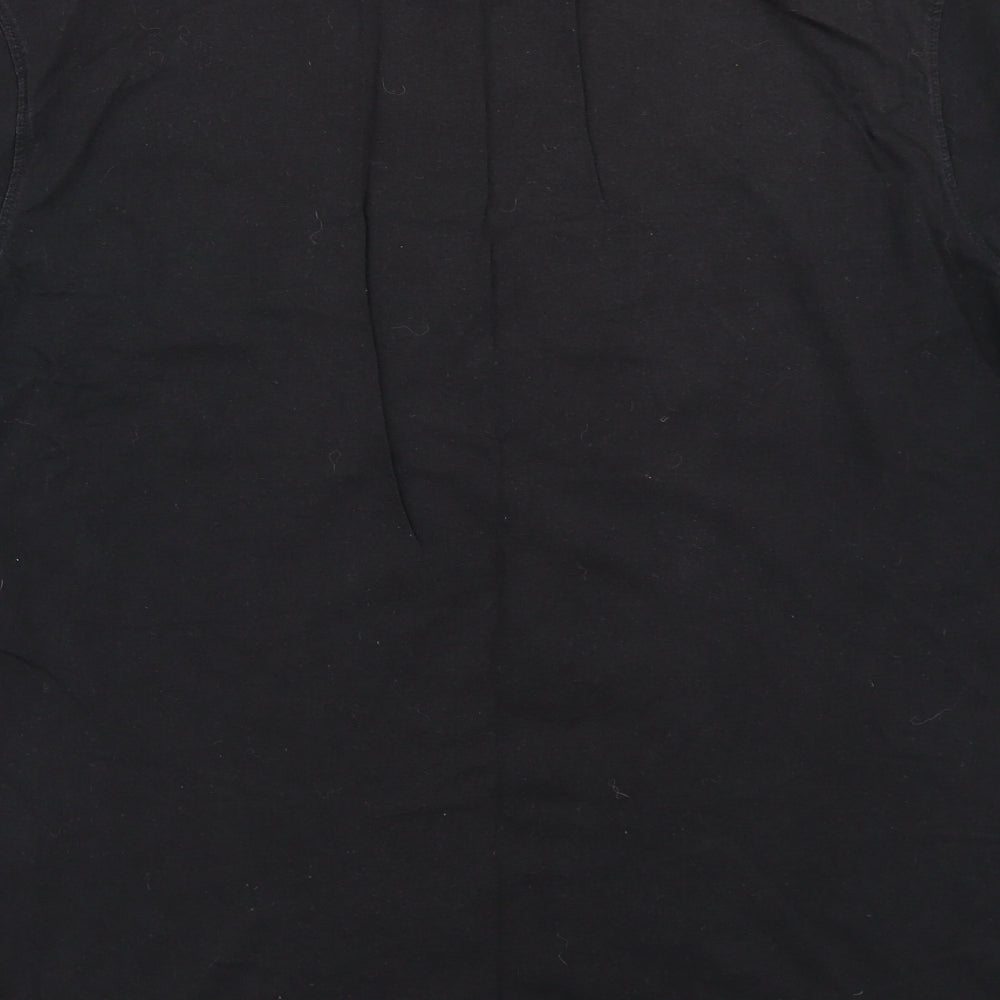 Sergio Tacchini Mens Black    T-Shirt Size L