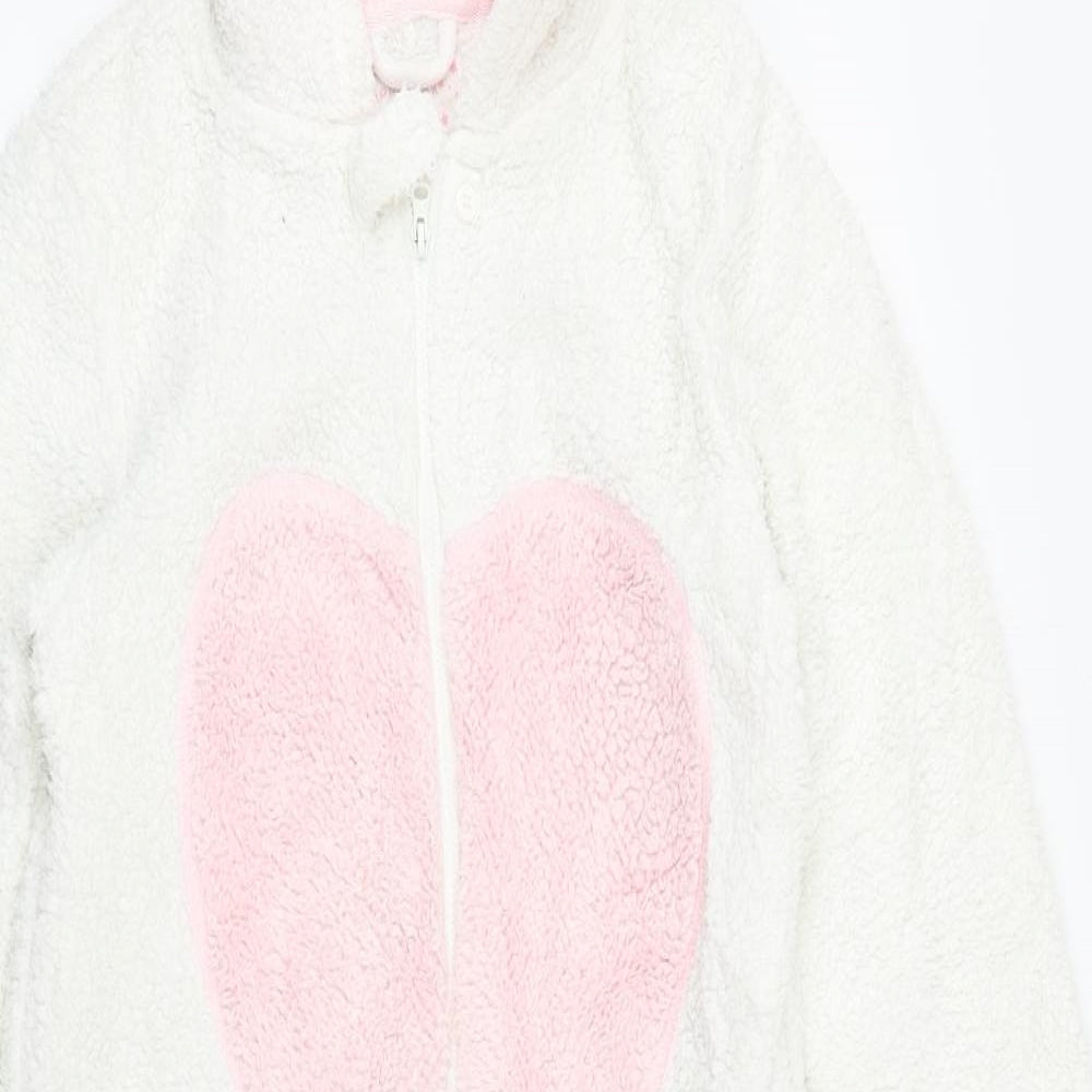 Primark Girls White Solid  Top One Piece Size 10-11 Years