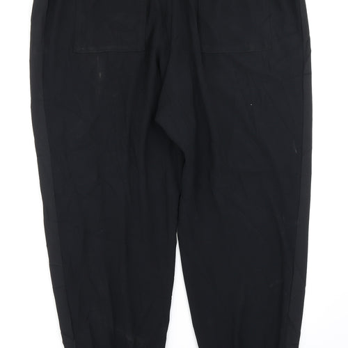 M&S Collection Womens Black   Trousers  Size 22 L25 in