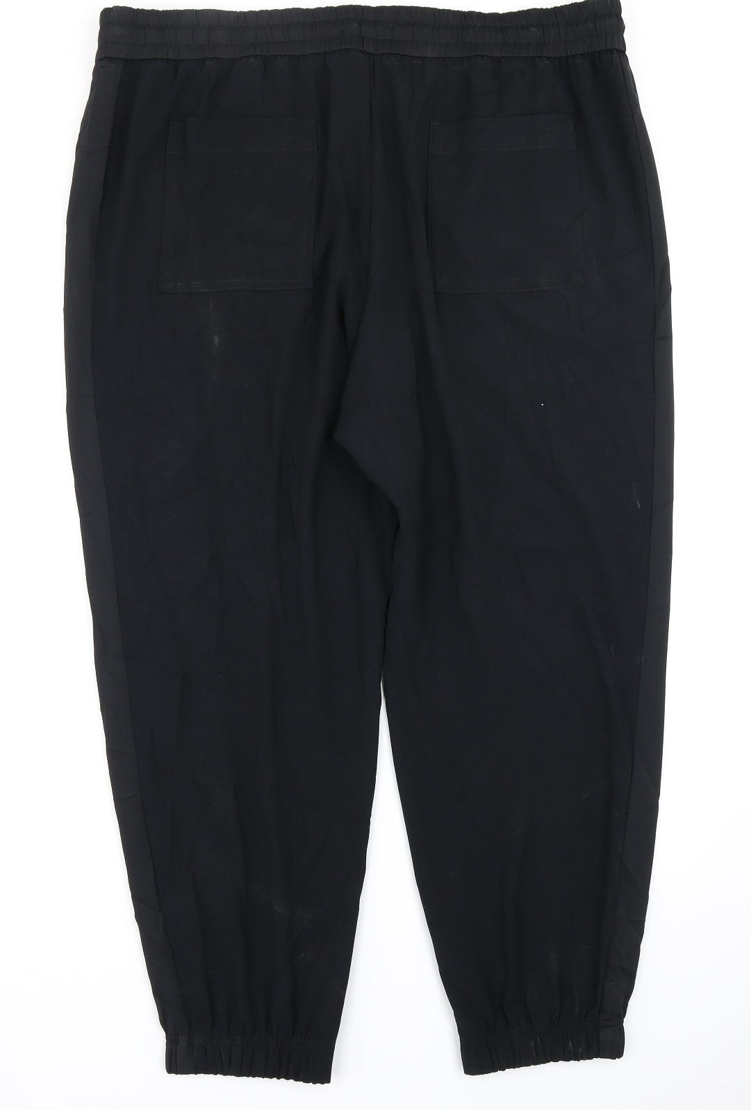 M&S Collection Womens Black   Trousers  Size 22 L25 in