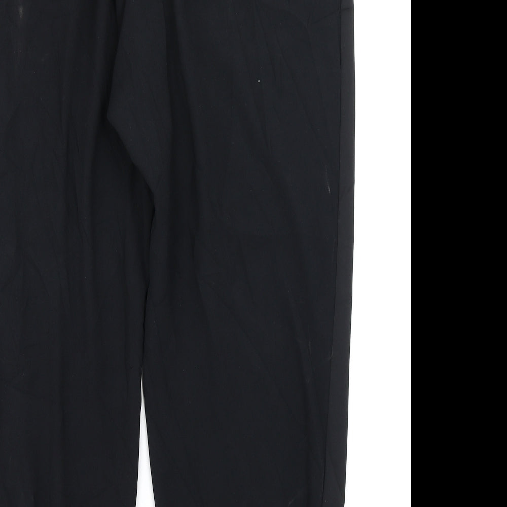 M&S Collection Womens Black   Trousers  Size 22 L25 in