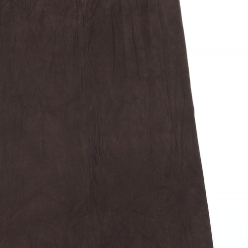 BHS Womens Brown   Flare Skirt Size 14