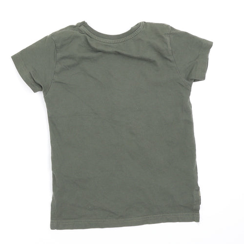Rebel Boys Green Camouflage  Basic T-Shirt Size 2-3 Years
