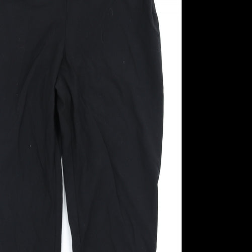 M&S Woman Womens Black   Trousers  Size 14 L28 in