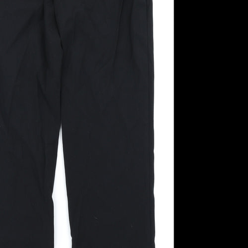 M&S Woman Womens Black   Trousers  Size 14 L28 in