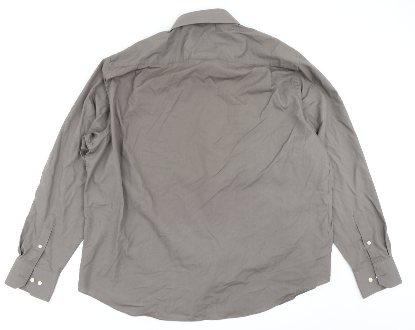 NEXT Mens Brown    Dress Shirt Size 18