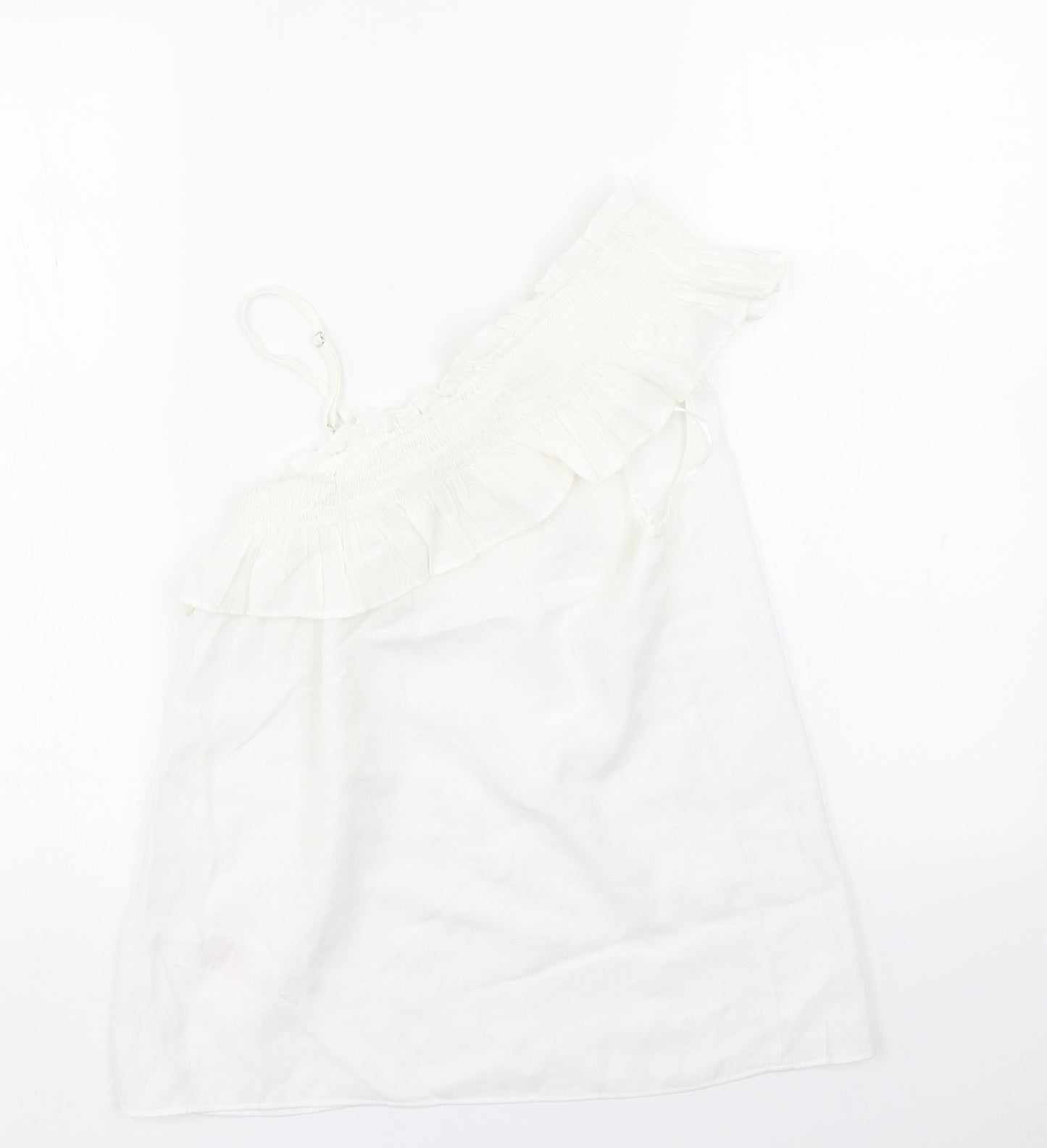 Peacocks Womens White   Basic Blouse Size 10