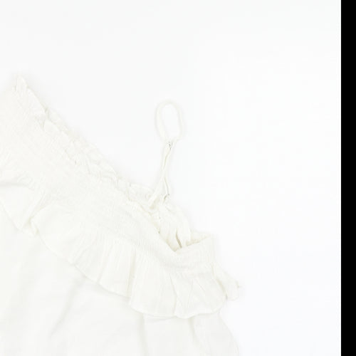Peacocks Womens White   Basic Blouse Size 10