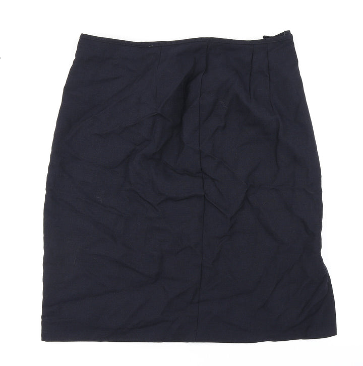 Marks & Spencer Womens Blue   Straight & Pencil Skirt Size 18