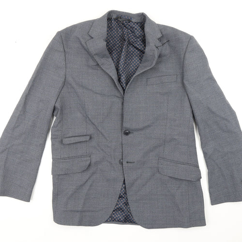 M&S Mens Blue   Jacket Blazer Size 42