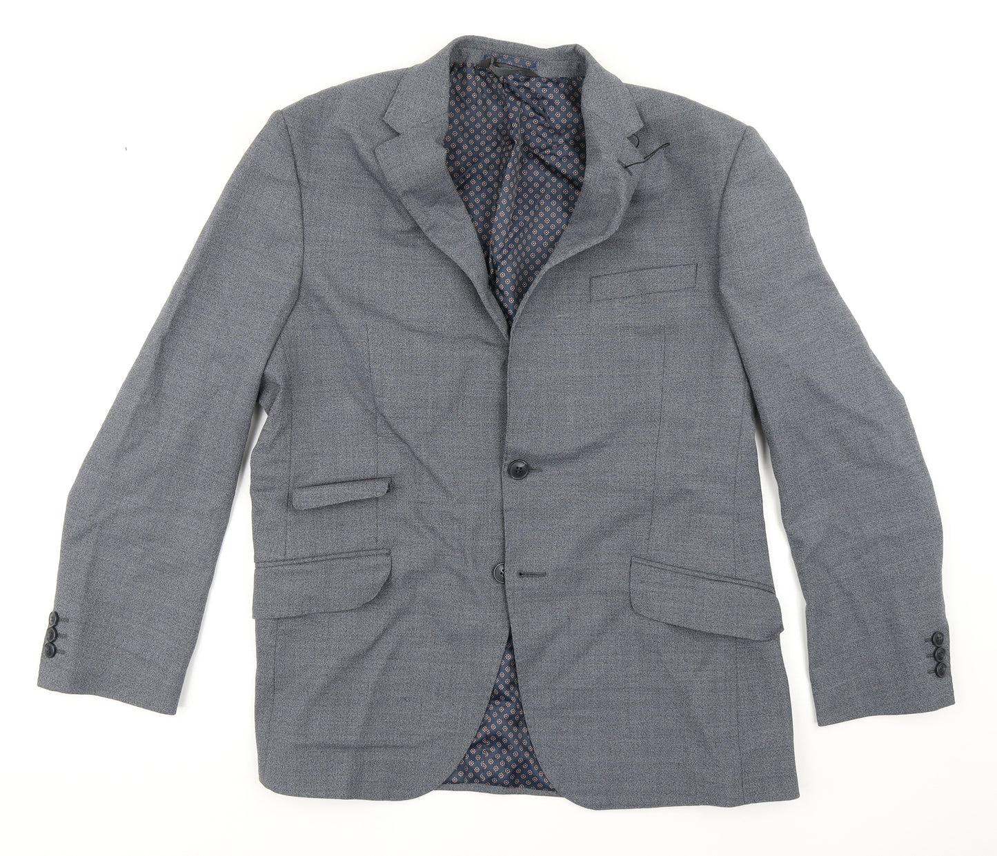 M&S Mens Blue   Jacket Blazer Size 42