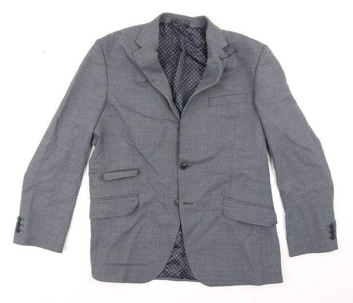 M&S Mens Blue   Jacket Blazer Size 42
