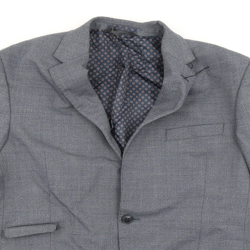 M&S Mens Blue   Jacket Blazer Size 42