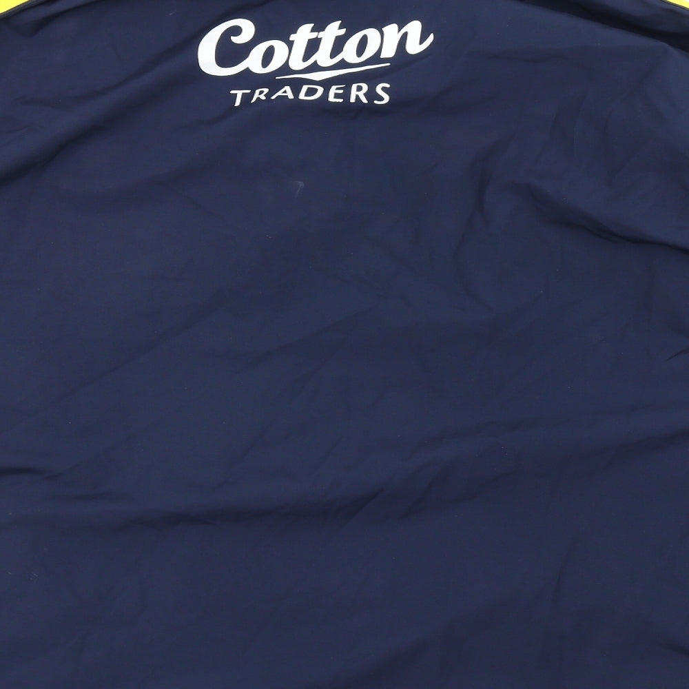 Cotton Traders Mens Blue   Windbreaker Poncho Size L  - Durham C.C.C