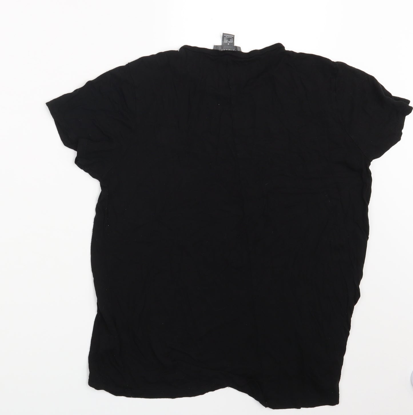 Primark Womens Black   Basic T-Shirt Size 10