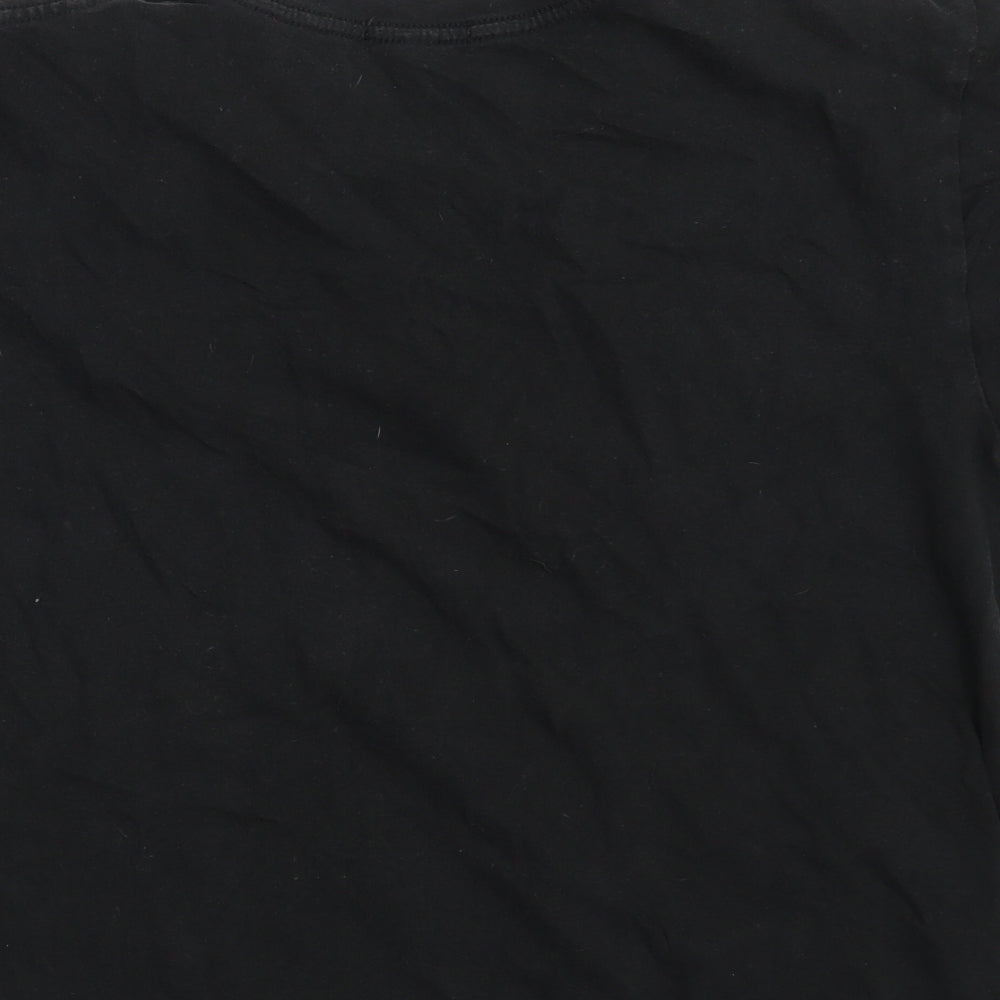 Boohoo Womens Black   Basic T-Shirt Size L