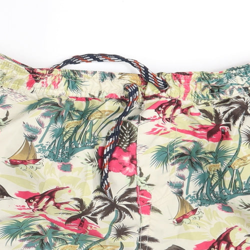 NEXT Mens Multicoloured Floral  Sweat Shorts Size M