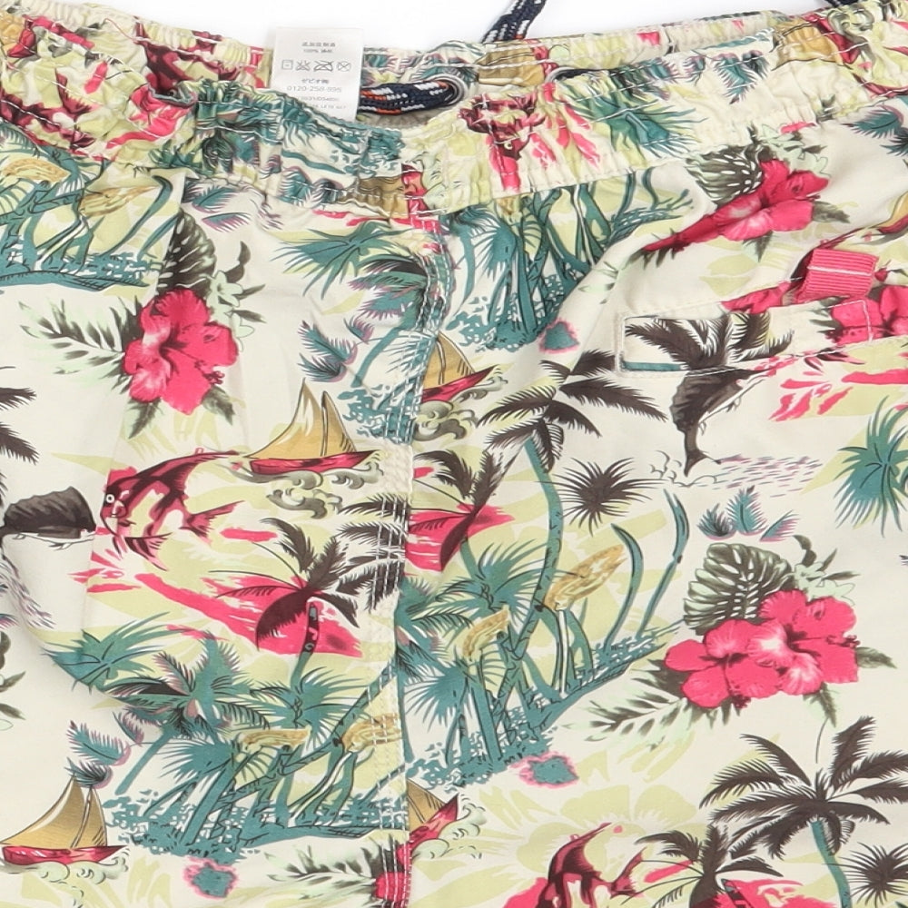 NEXT Mens Multicoloured Floral  Sweat Shorts Size M