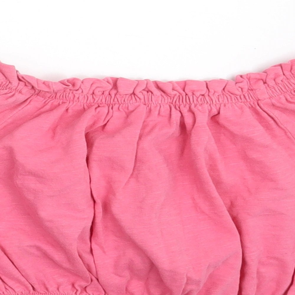 Select Girls Pink   Basic Blouse One Size