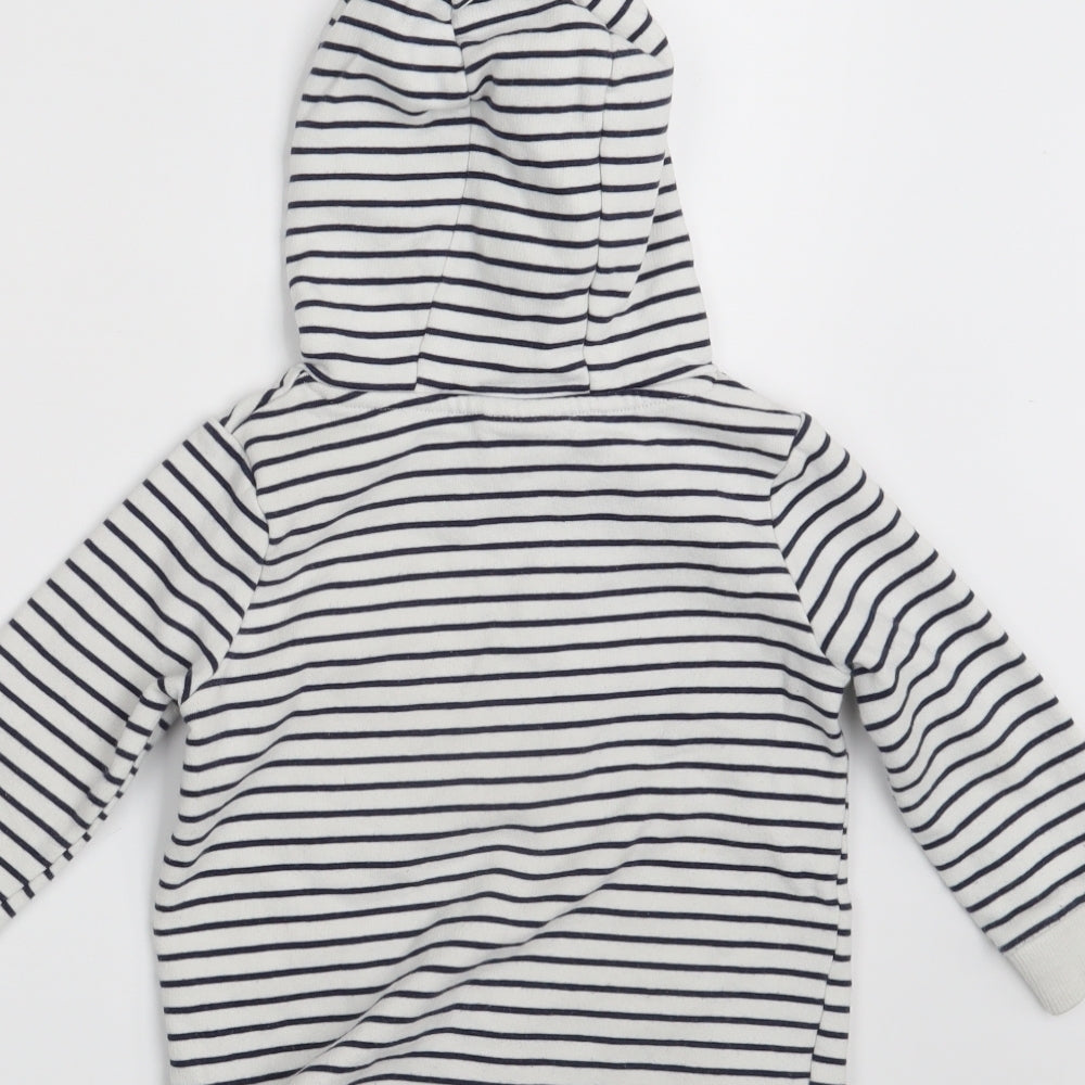 Papa Pig Girls Multicoloured Striped  Pullover Hoodie Size 2-3 Years