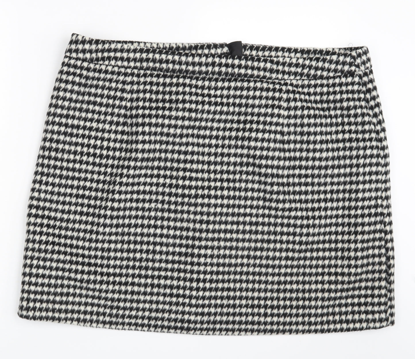 George Womens Black Check  Mini Skirt Size 20