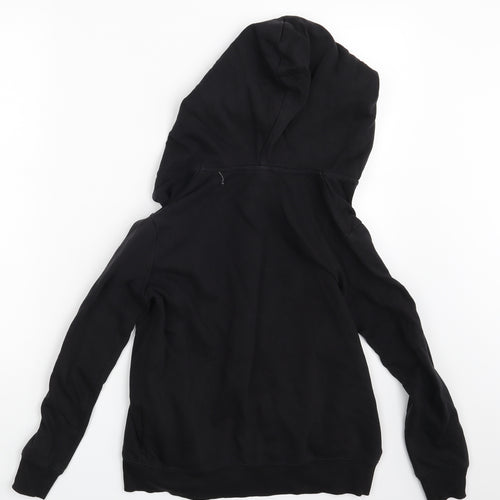 H&M Boys Black   Full Zip Hoodie Size 10-11 Years