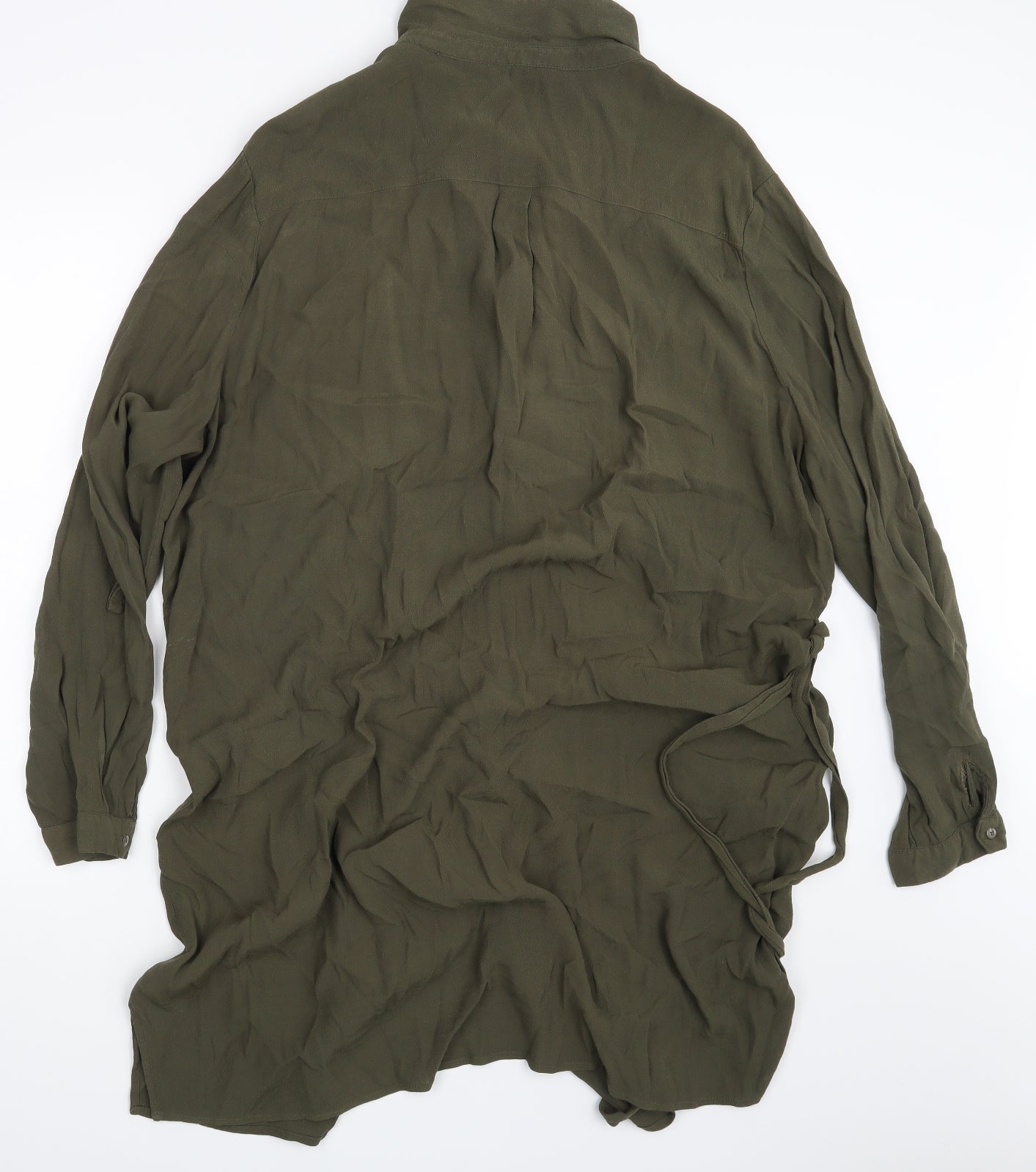 New Look Womens Green   Basic Button-Up Size 18