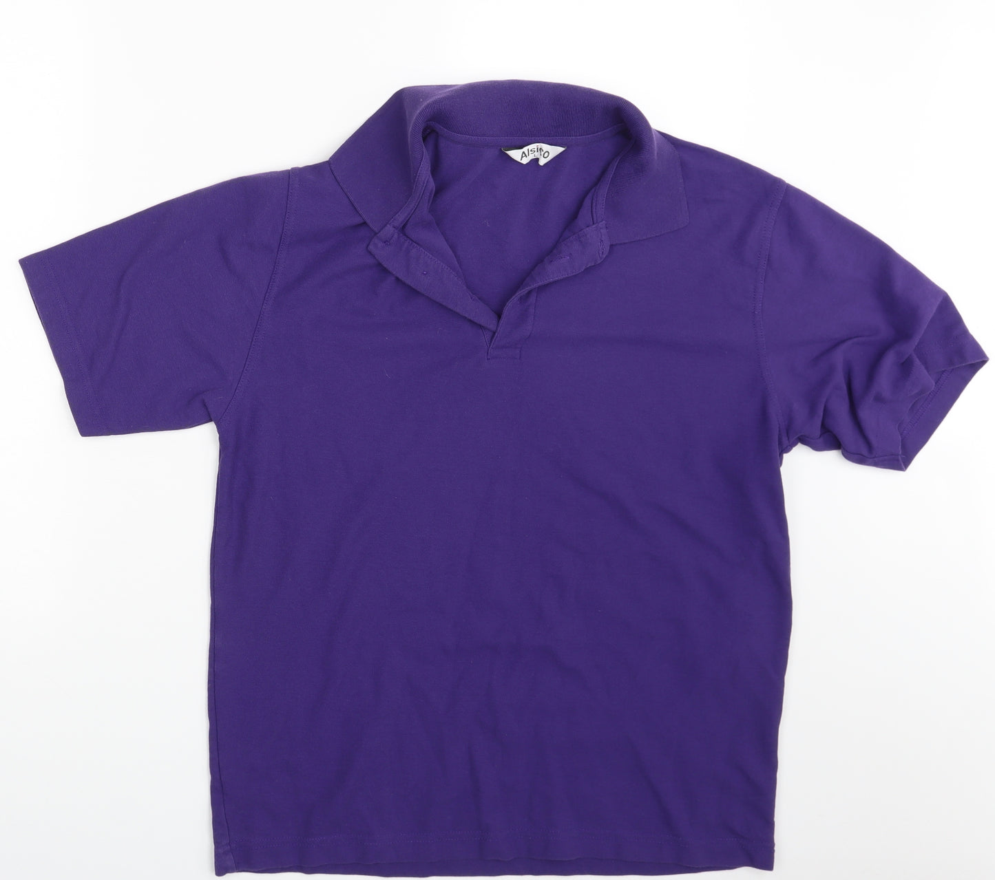 Alisco Mens Purple    Polo Size L