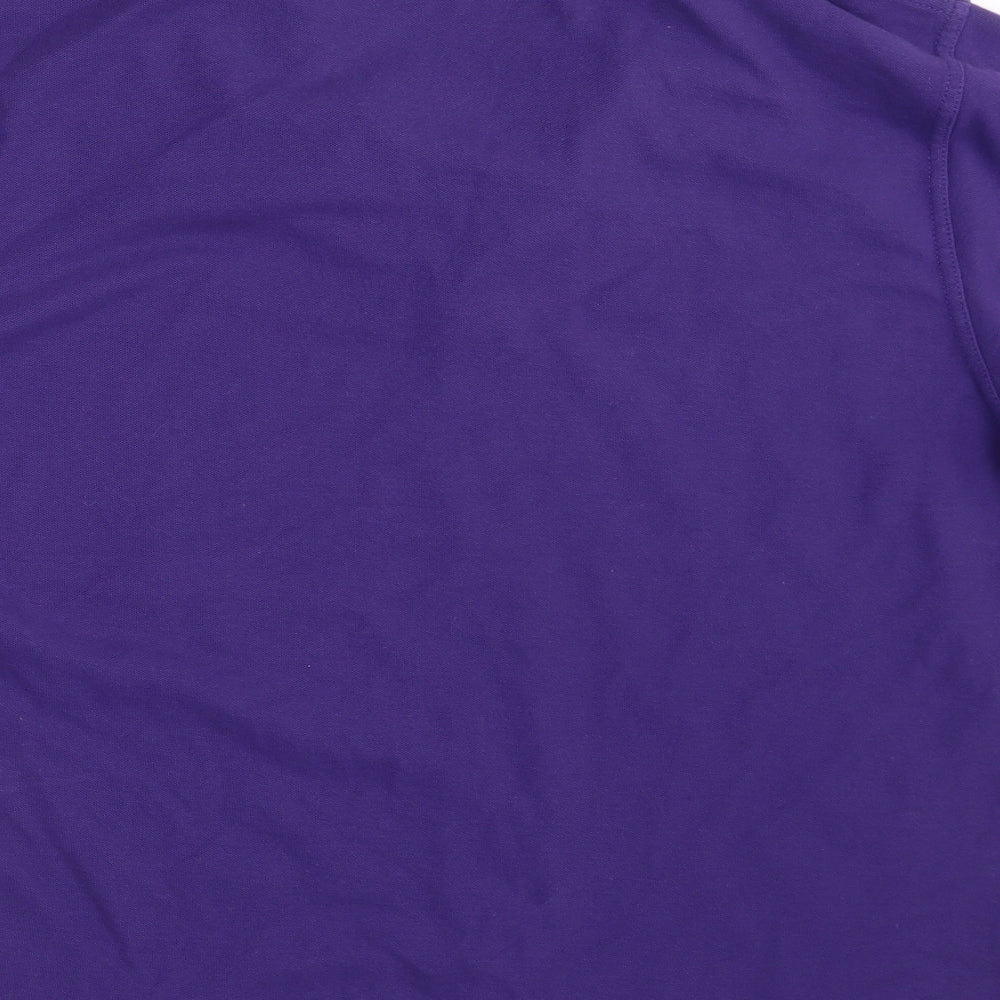Alisco Mens Purple    Polo Size L