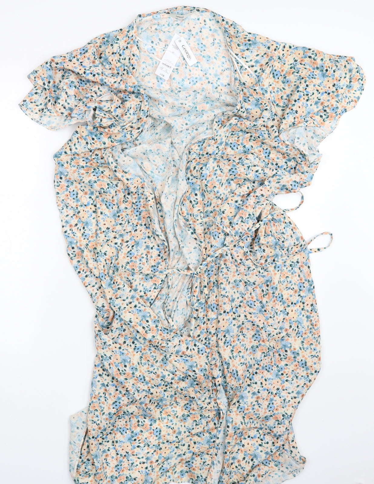 George Womens Multicoloured Colourblock  Maxi  Size 20