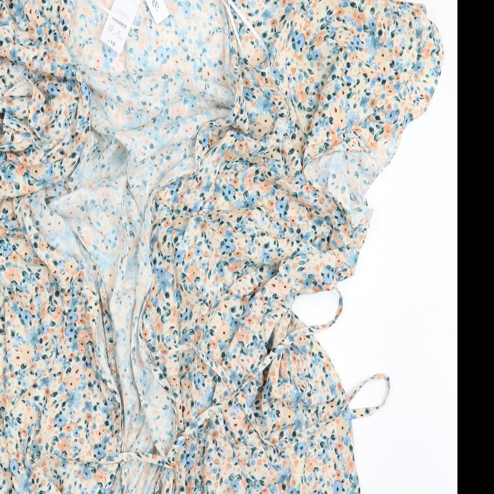 George Womens Multicoloured Colourblock  Maxi  Size 20